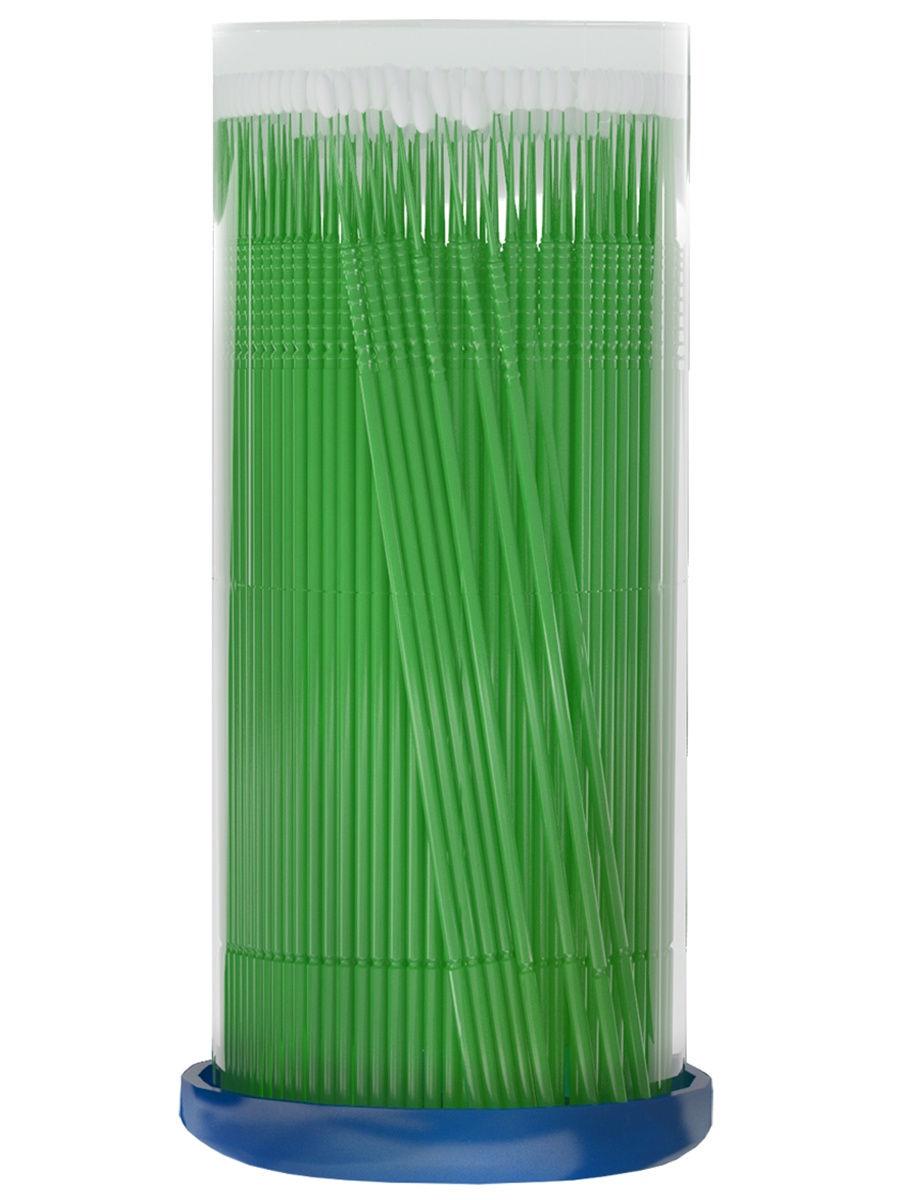 INNOVATOR COSMETICS Микрощеточки безворсовые, 1мм, зеленые (S), 100шт - фото 1 - id-p131733307