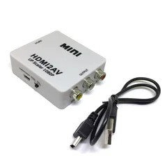 Адаптер / переходник / конвертер / преобразователь AV (3x RCA / тюльпаны) на HDMI, фото 2