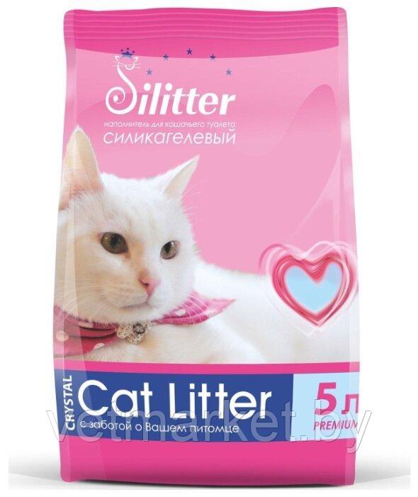 Наполнитель для кошачьих туалетов Silitter силикагелевый 5л - фото 1 - id-p104541787