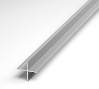 Профиль окантовочный квадратный для плитки ПП 03 серебро люкс до 12мм длина 2700мм