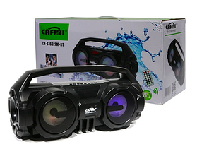 Портативный стерео бумбокс Cafini CN-S1692FM-BT (20W, Bluetooth, USB, micro SD, FM, AUX, Rec, Mic), фото 2