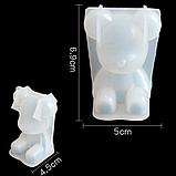 Набор молдов силиконовых 3D "Медвежонок" 3 шт D187, фото 5