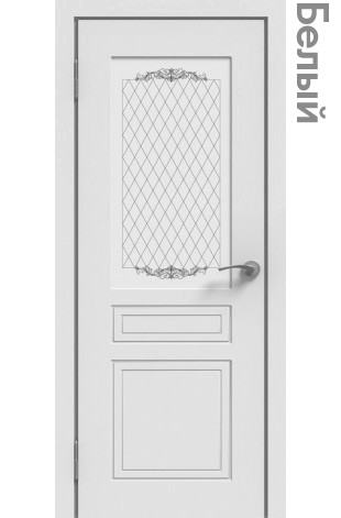 Межкомнатная дверь "ЭМАЛЬ" ПО-01 (Цвет - Белый; Ваниль; Грэй; Капучино; Графит) - фото 6 - id-p136137898