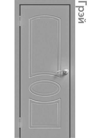 Межкомнатная дверь "ЭМАЛЬ" ПГ-02 (Цвет - Белый; Ваниль; Грэй; Капучино; Графит) - фото 3 - id-p136124525