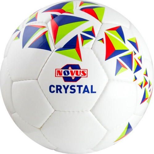 Мяч футбольный Novus Crystal 3р white/blue/red