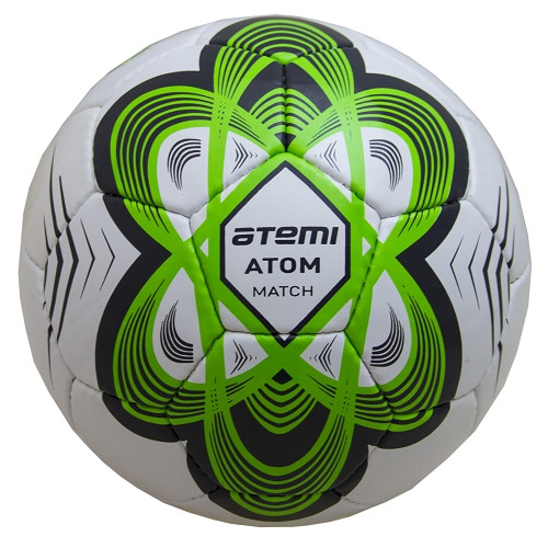 Мяч футбольный Atemi Atom hybrid р. 5 white/green