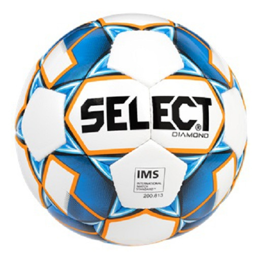 Мяч футбольный Select Diamond IMS №3 White/Blue/Orange