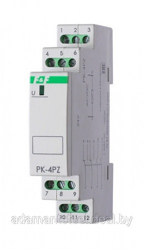 Реле электромагнитное PK-4PZ, 24В, 8А - фото 1 - id-p138610048