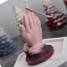Моллд силиконовый 3D "Молитвенные руки" 9*7см Z172