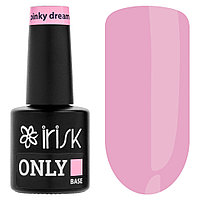 БАЗА КАУЧУКОВАЯ ЦВЕТНАЯ ONLY BASE, 10МЛ IRISK NEW (07 PINKY DREAMS (РОЗОВЫE МЕЧТЫ))