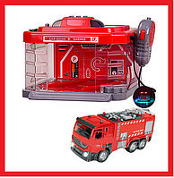 28296 Пожарная служба, автомойка, игрушечная гараж, паркинг