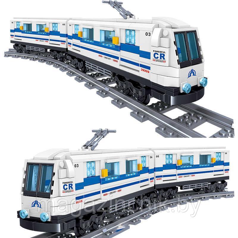 Конструктор Скоростной пассажирский поезд, QL0319, аналог Лего - фото 2 - id-p158115715