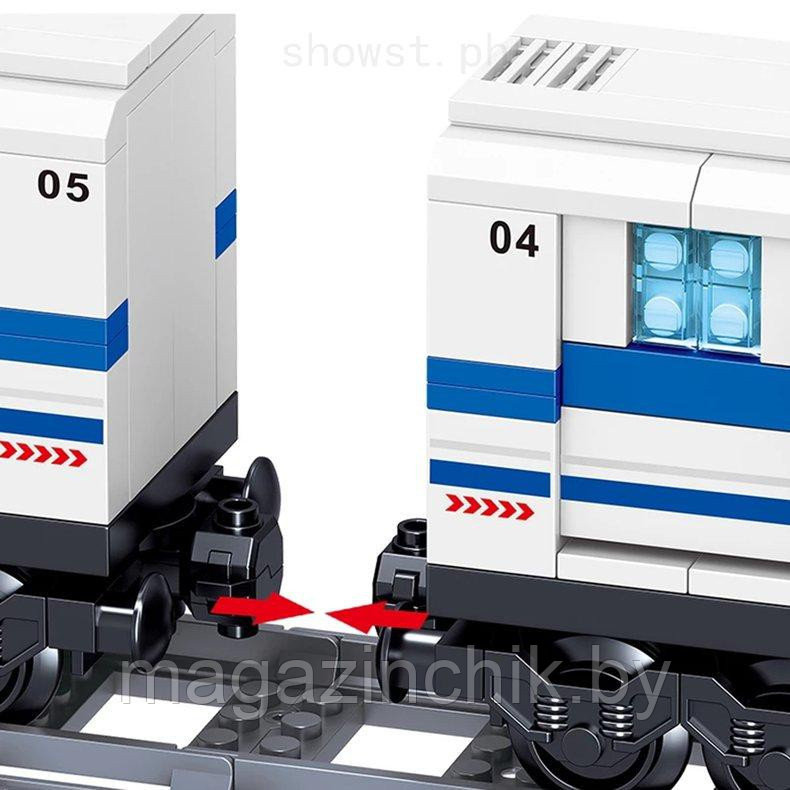 Конструктор Скоростной пассажирский поезд, QL0319, аналог Лего - фото 3 - id-p158115715