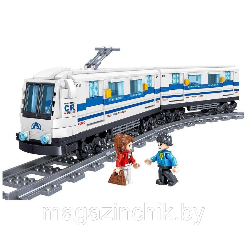Конструктор Скоростной пассажирский поезд, QL0319, аналог Лего - фото 5 - id-p158115715
