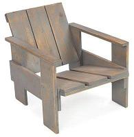 Кресло садовое из массива сосны "Лофт Эконом"