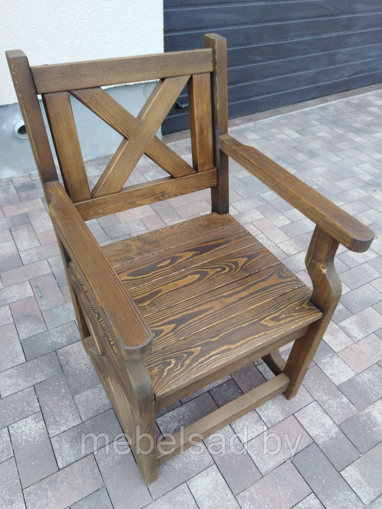 Кресло садовое из массива сосны "Прованс Премиум"