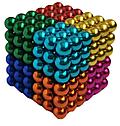 Магнитный неокуб радуга 8 цветов детская развивающая игрушка кубик головоломка пазл антистресс Neocube, фото 2