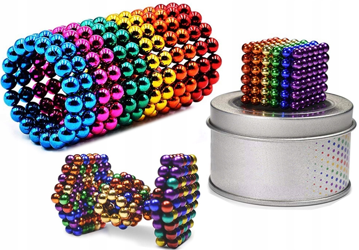 Магнитный неокуб радуга 8 цветов детская развивающая игрушка кубик головоломка пазл антистресс Neocube - фото 5 - id-p158129239
