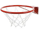 Детское баскетбольное кольцо подвесное 38 см металлическое, кольцо для баскетбола для дома и площадок на стену, фото 2