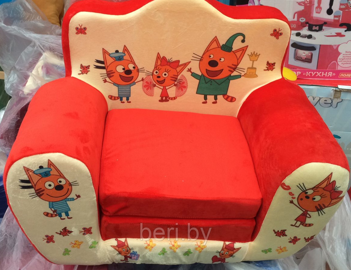 Детское кресло мягкое раскладное "Куколки ЛОЛ", кресло-кровать, раскладушка детская, разные цвета - фото 6 - id-p135625746