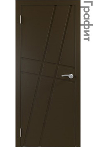 Межкомнатная дверь "ЭМАЛЬ" ПГ-21 (Цвет - Белый; Ваниль; Грэй; Капучино; Графит) - фото 5 - id-p158141946