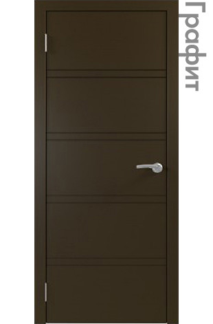 Межкомнатная дверь "ЭМАЛЬ" ПГ-24 (Цвет - Белый; Ваниль; Грэй; Капучино; Графит) - фото 5 - id-p158142201