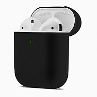 Силиконовый чехол для Apple Airpods, черный