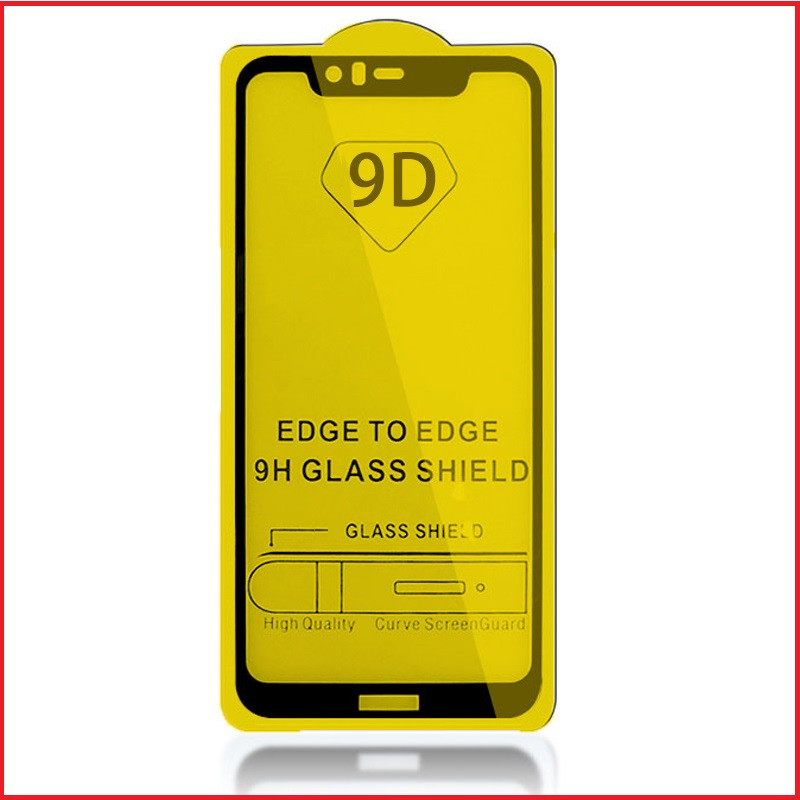 Защитное стекло Full-Screen для Nokia 5.1 Plus / 5.1+ 2018 черный (5D-9D с полной проклейкой)