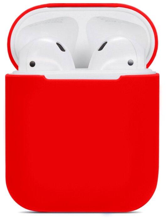 Силиконовый чехол для Apple Airpods, красный