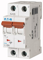 Eaton PL7 2P 3A, тип С, 10кА, 2М Автоматический выключатель