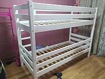Двухъярусная кровать Авалон с прямой лестницей (восковая эмаль) фабрика МебельГрад, фото 3