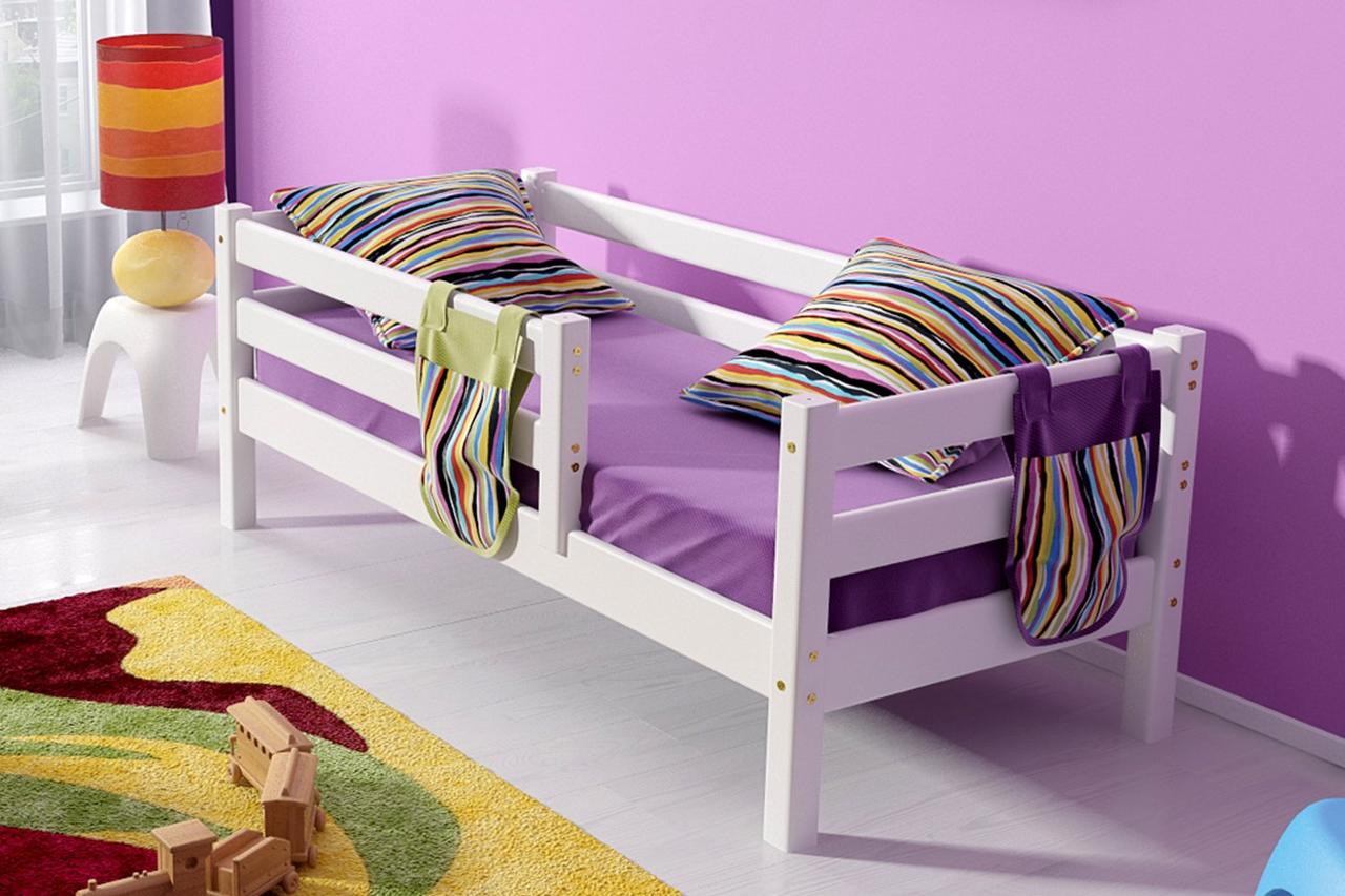 Кровать Соня 1600х700 белый / натуральный (3 варианта цвета) фабрика МебельГрад - фото 1 - id-p158148948
