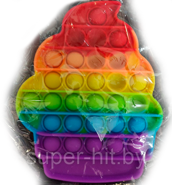 Поп ит (Pop it) разноцветный Мороженое - фото 3 - id-p158149040