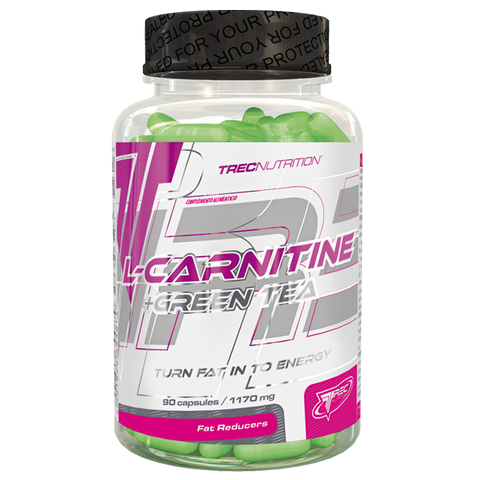 Жиросжигатели TREC NUTRITION L-Carnitine+Green Tea 90 капсул - фото 1 - id-p14991115