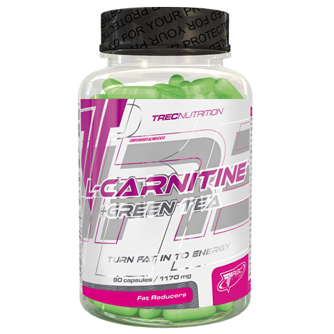 Жиросжигатели TREC NUTRITION L-Carnitine+Green Tea 90 капсул