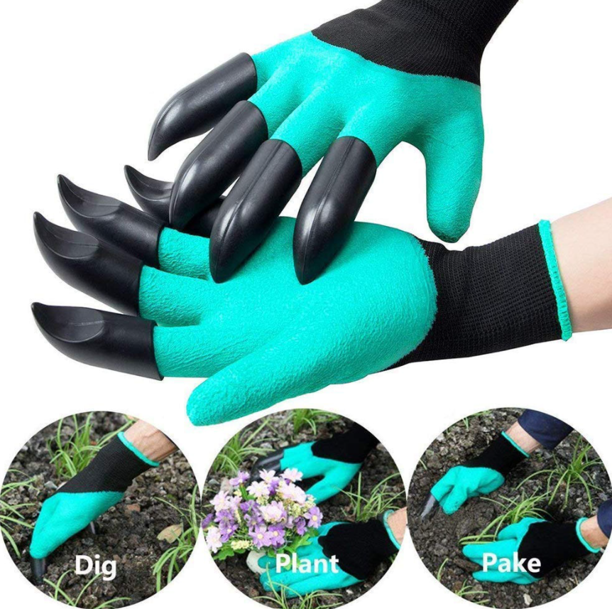 Перчатки для сада с когтями Garden Genie Gloves - фото 9 - id-p64615410