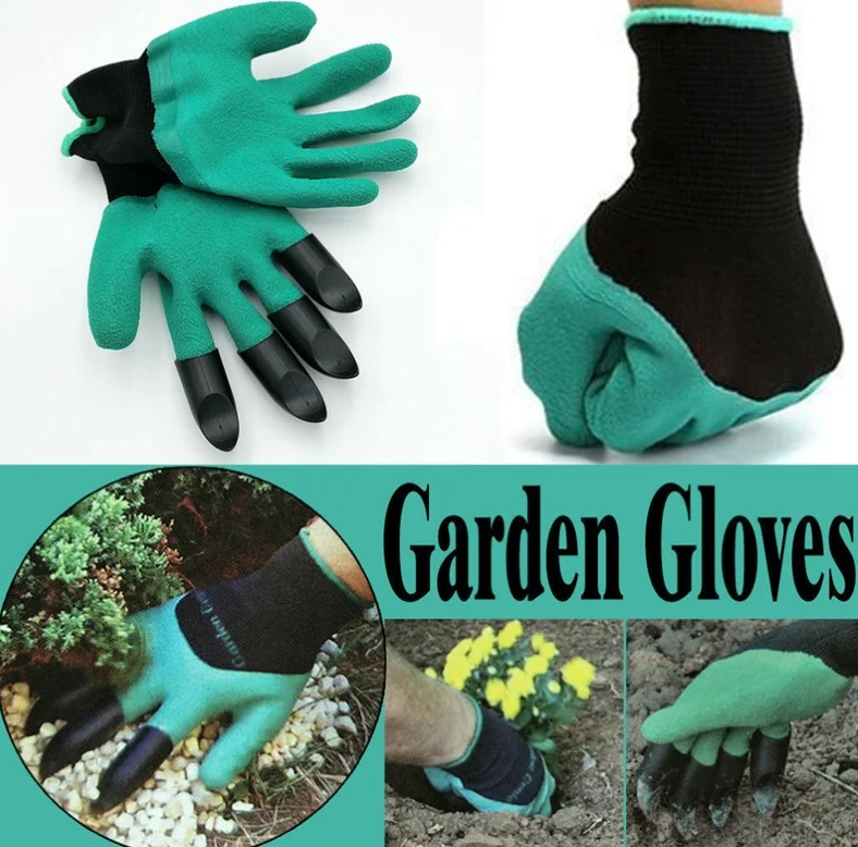 Перчатки для сада с когтями Garden Genie Gloves - фото 6 - id-p64615410