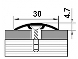 Профиль стыкоперекрывающий ламинированный ЛС 04-2 Танзанский венге 30*6мм длина 1800мм, фото 2