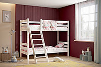 Двухъярусная кровать Соня с наклонной лестницей - вариант 10 (2 варианта цвета) фабрика МебельГрад