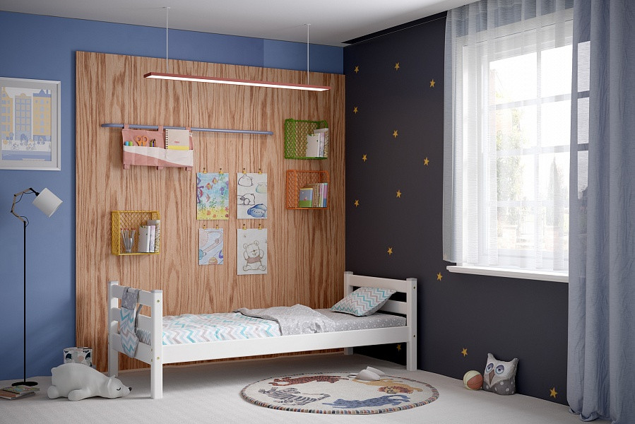 Кровать Соня - вариант 1 лаванда (2 варианта цвета) фабрика МебельГрад - фото 2 - id-p158150947