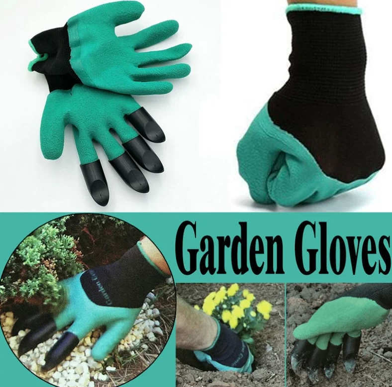 Перчатки садовые с когтями для прополки Garden Genie Glovers - фото 9 - id-p76555913