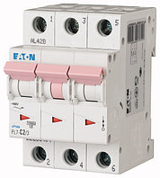 Eaton PL7 3P 2A, тип С, 10кА, 3М Автоматический выключатель