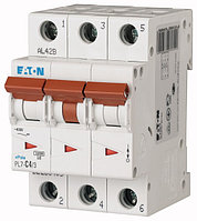 Eaton PL7 3P 4A, тип С, 10кА, 3М Автоматический выключатель