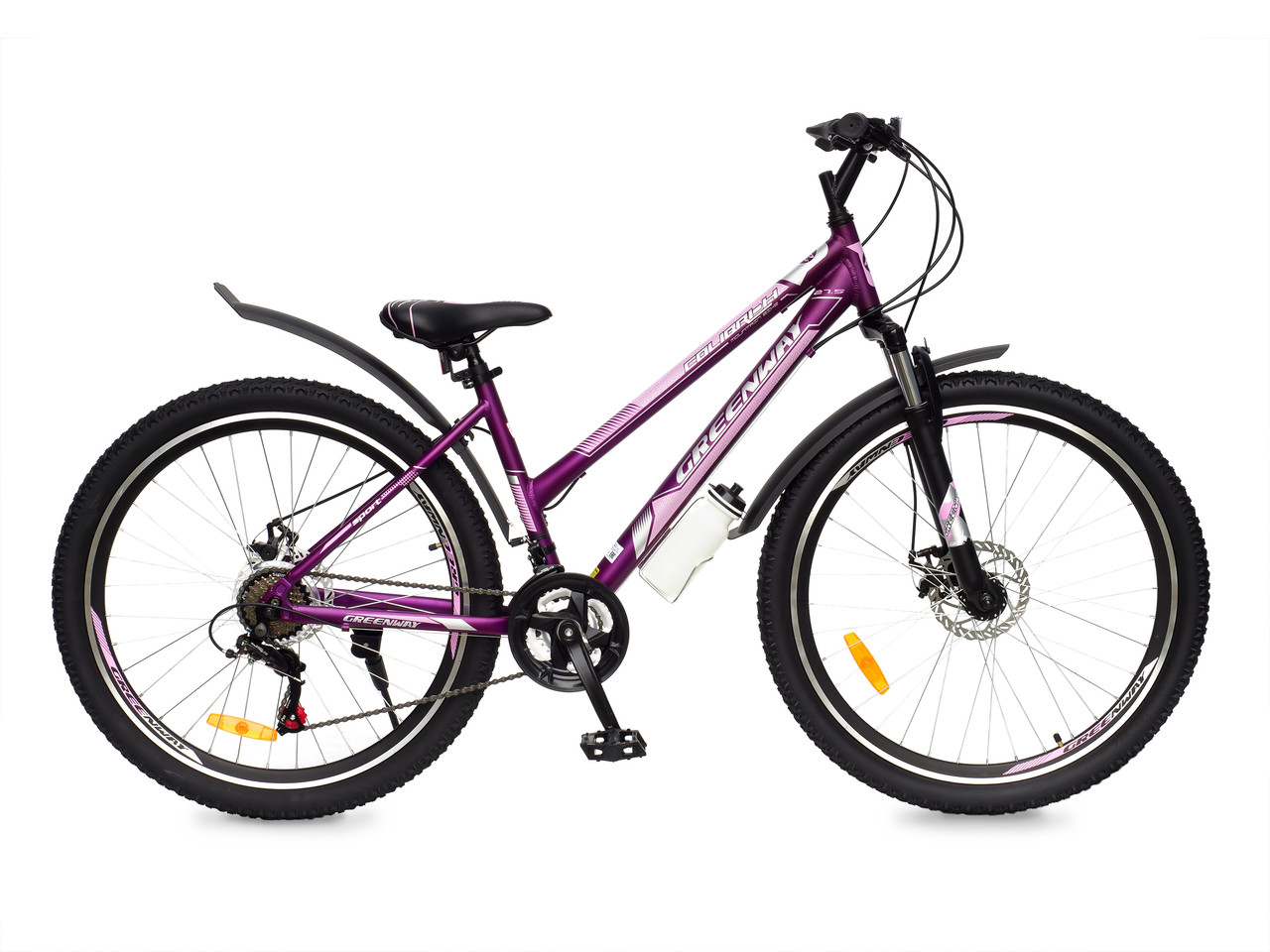 Велосипед GREENWAY COLIBRI-H 27,5'' фиолетово-розовый 17 рама