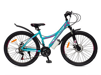 Велосипед GREENWAY 6930M 26'' голубо-розовый 16 рама