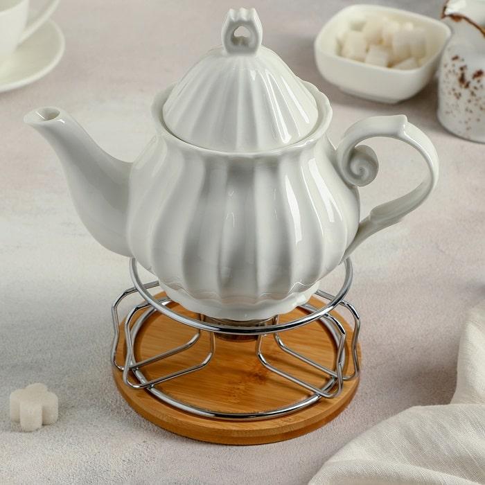 Чайник заварочный «My tea» с подставкой и подогревом - фото 1 - id-p158188088