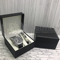 Подарочный набор 2 в 1 мужские кварцевые часы и браслет Модель 25