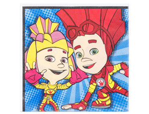 Салфетка Фиксики Комиксы 33см 12шт/G