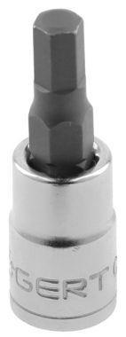 Головка торцевая 1/4" с вставкой-битой HEX 6мм, HOEGERT, фото 2