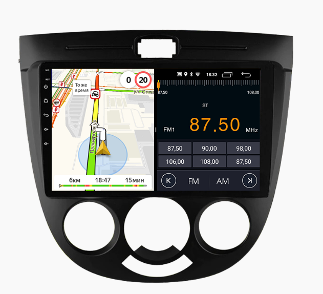 Штатная магнитола Parafar для Chevrolet Lacetti (2004-2013) на Android 13 (2/32Gb + 4G) (PF031FHD)